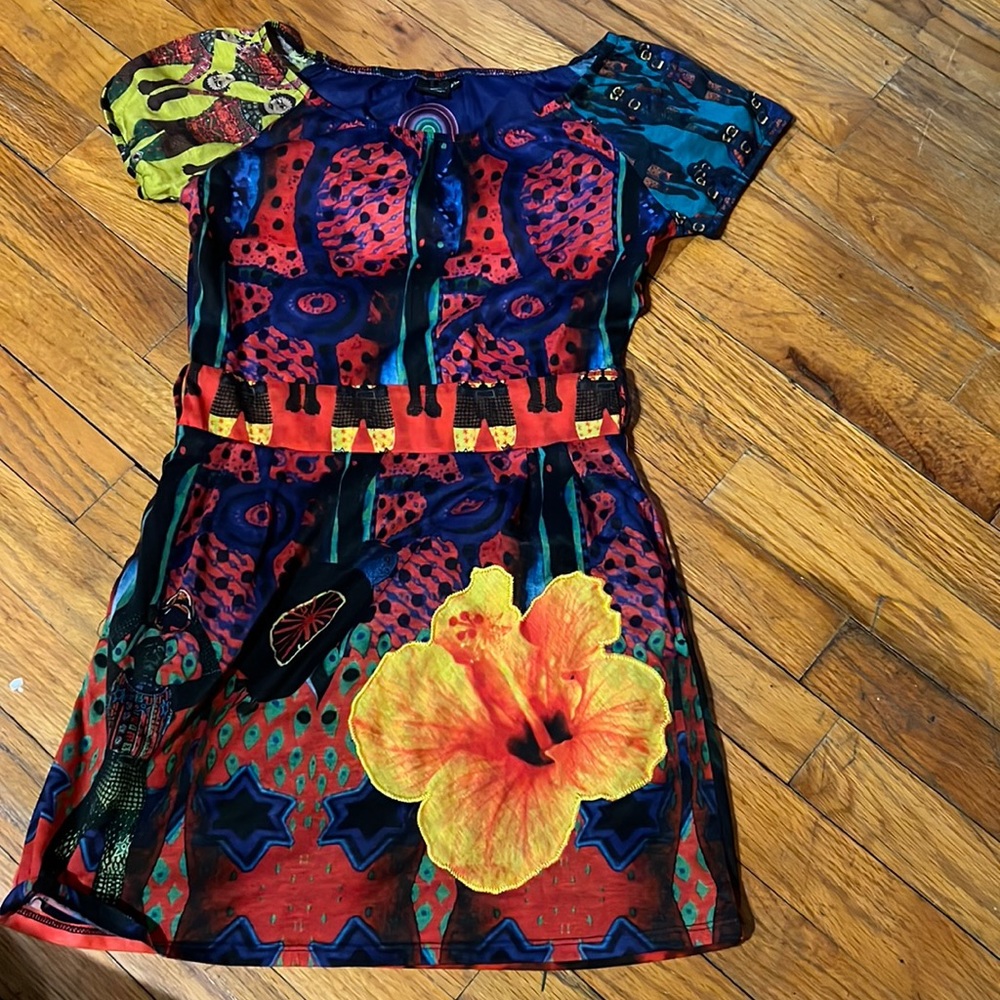 Desigual inspired by Cirque Du Soleil multicolored children’s dress size 9/10